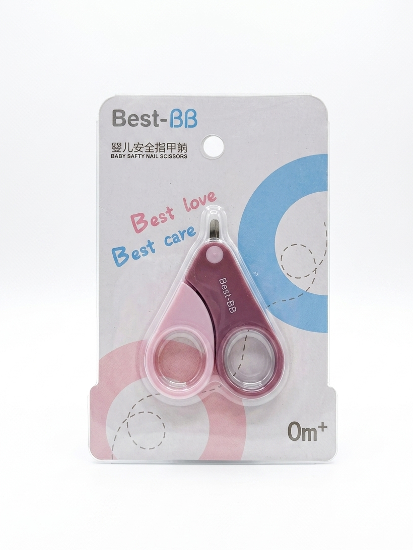 Nail scissor pink