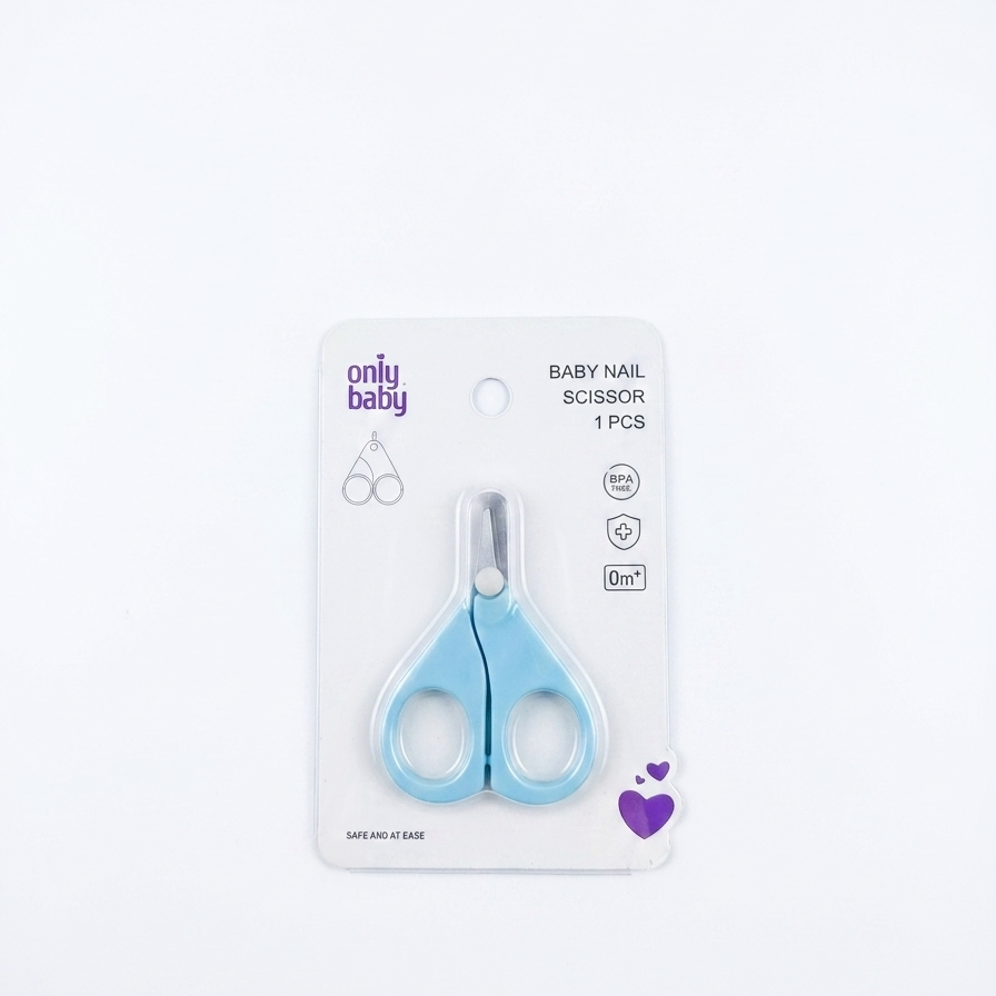 Nail scissor blue
